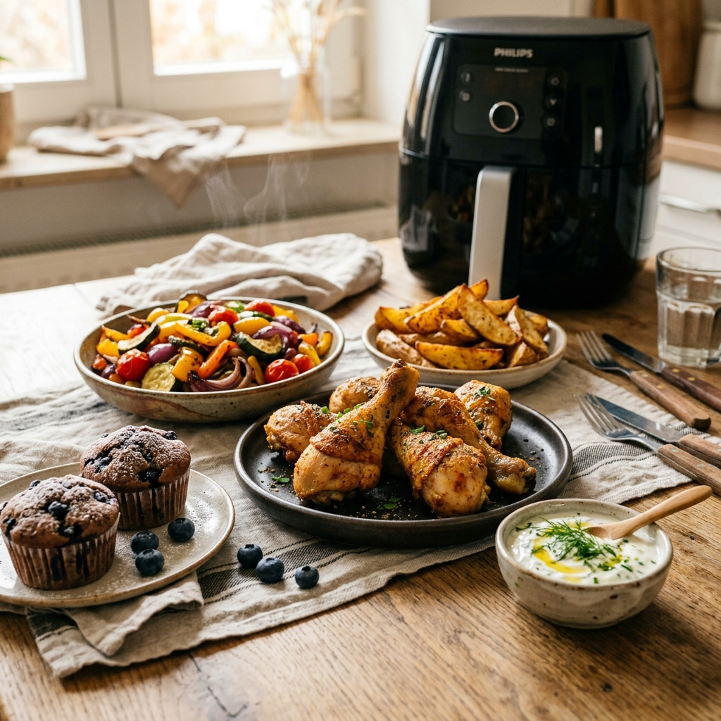 Heißluftfritteuse Basics – 50 einfache Rezepte für Einsteiger (E-Book)